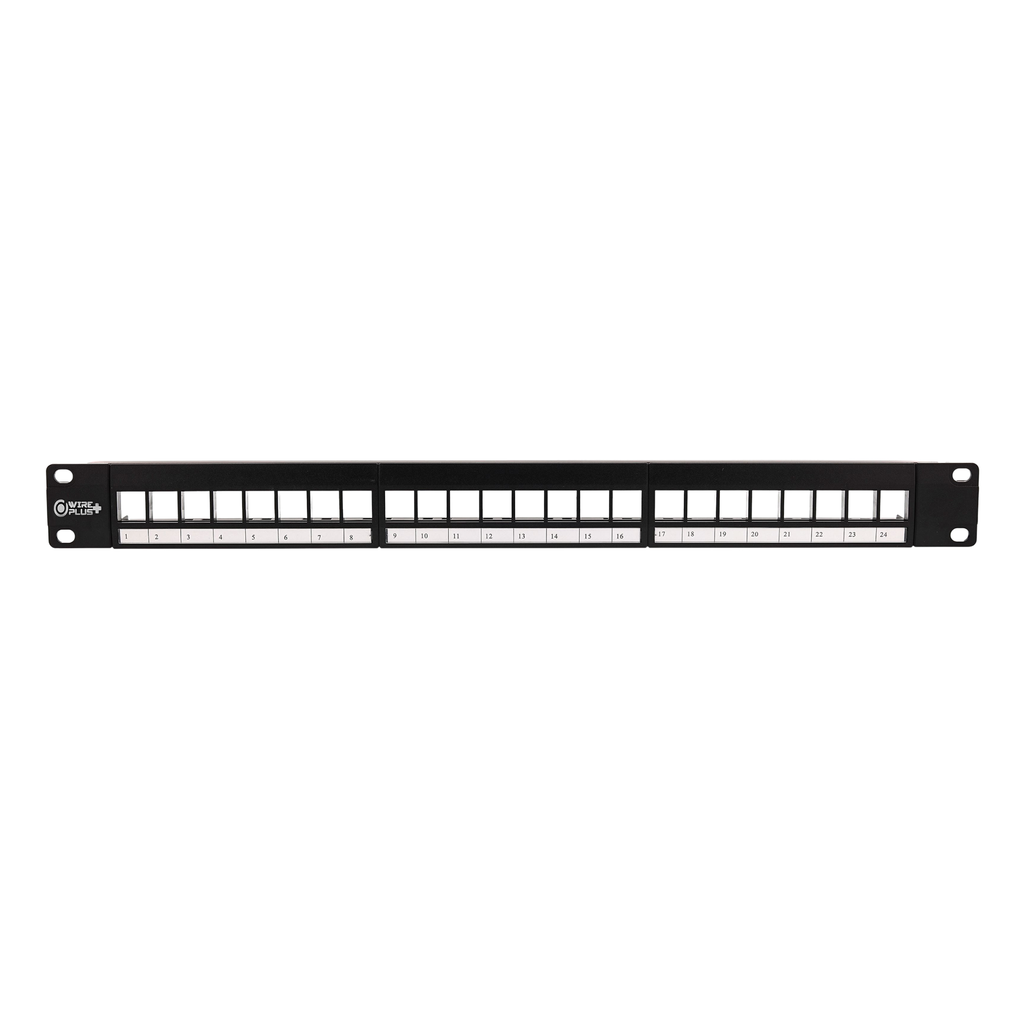 PATCH PANEL WIREPLUS+ 24 PUERTOS BLANK