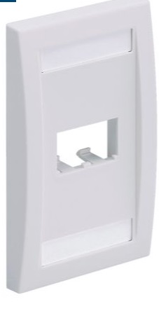 [PD-CFPE2WHY] Face Plate Panduit 2 Tomas Mini-com BLANCO