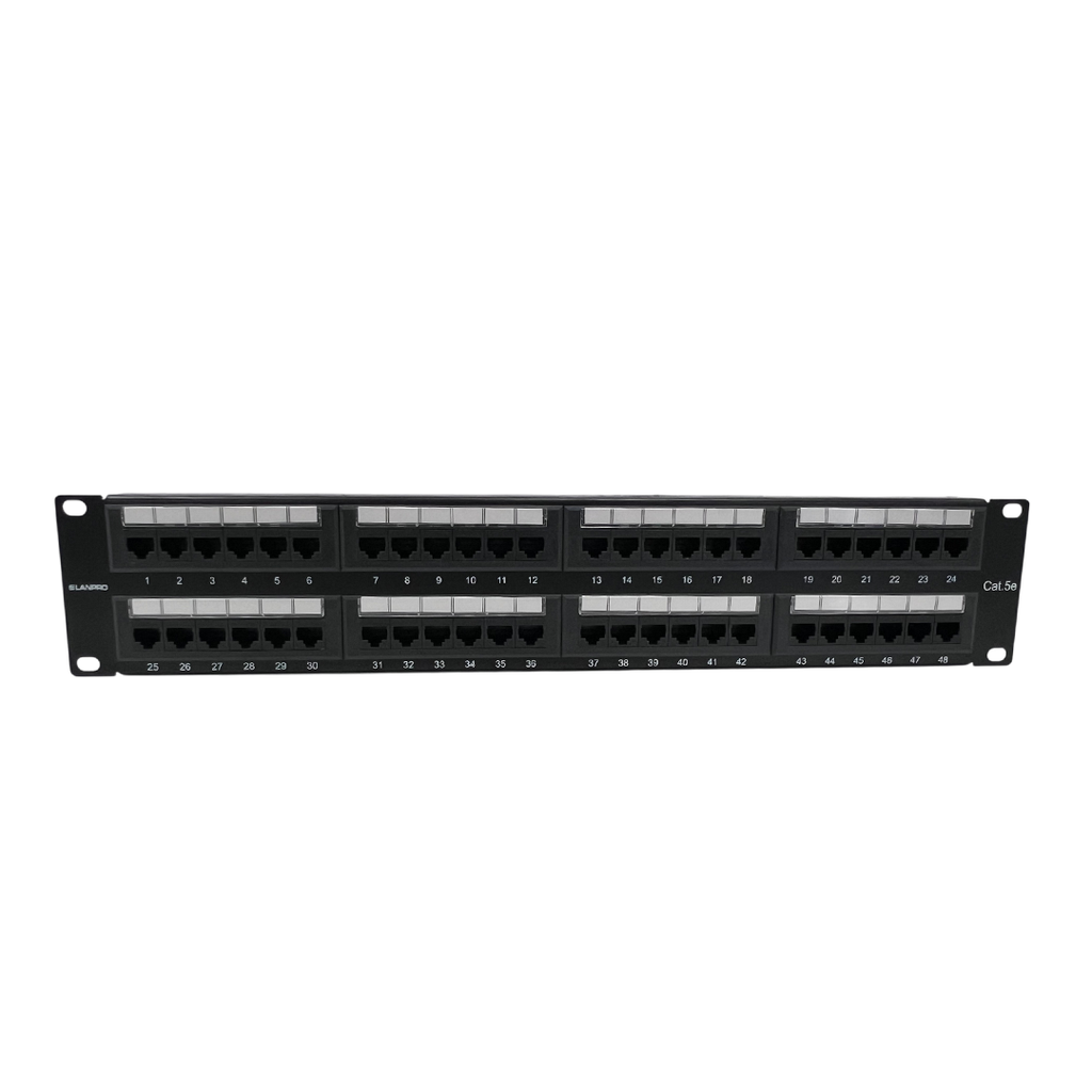 PATCH PANEL LANPRO 48 PUERTOS CAT5E 2U