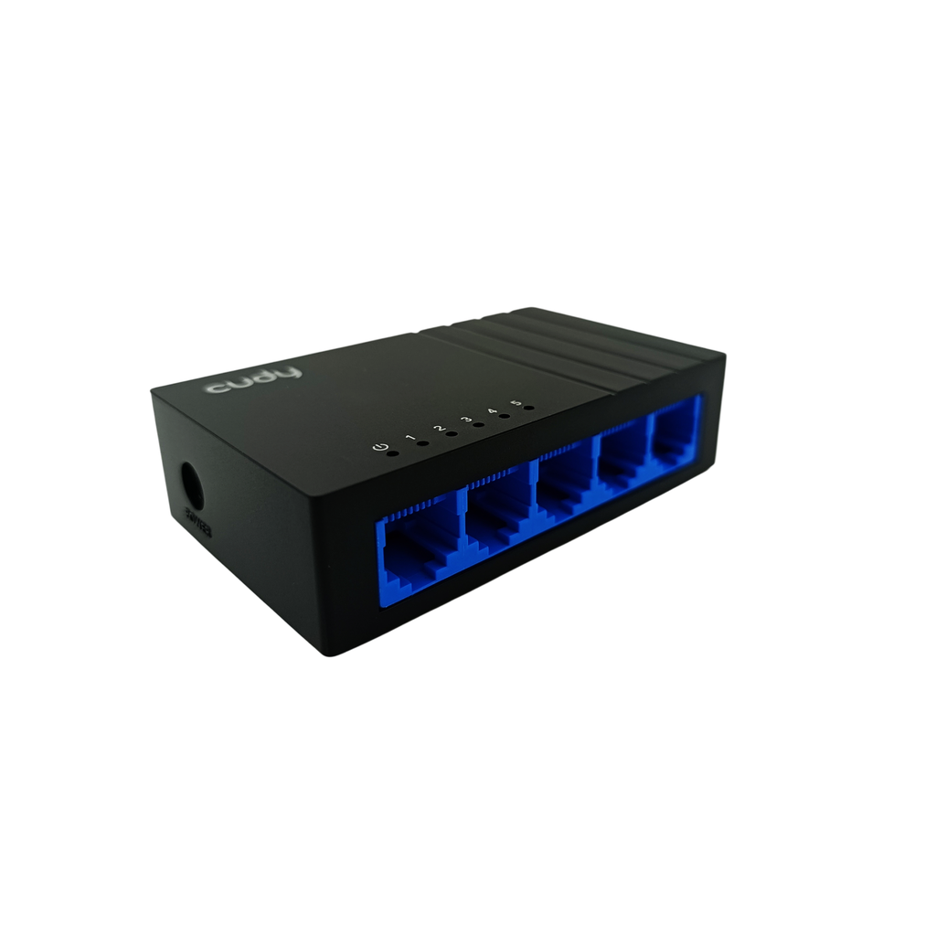 SWITCH GIGABIT DESKTOP 5 PUERTOS 10/100/1000 CUDY