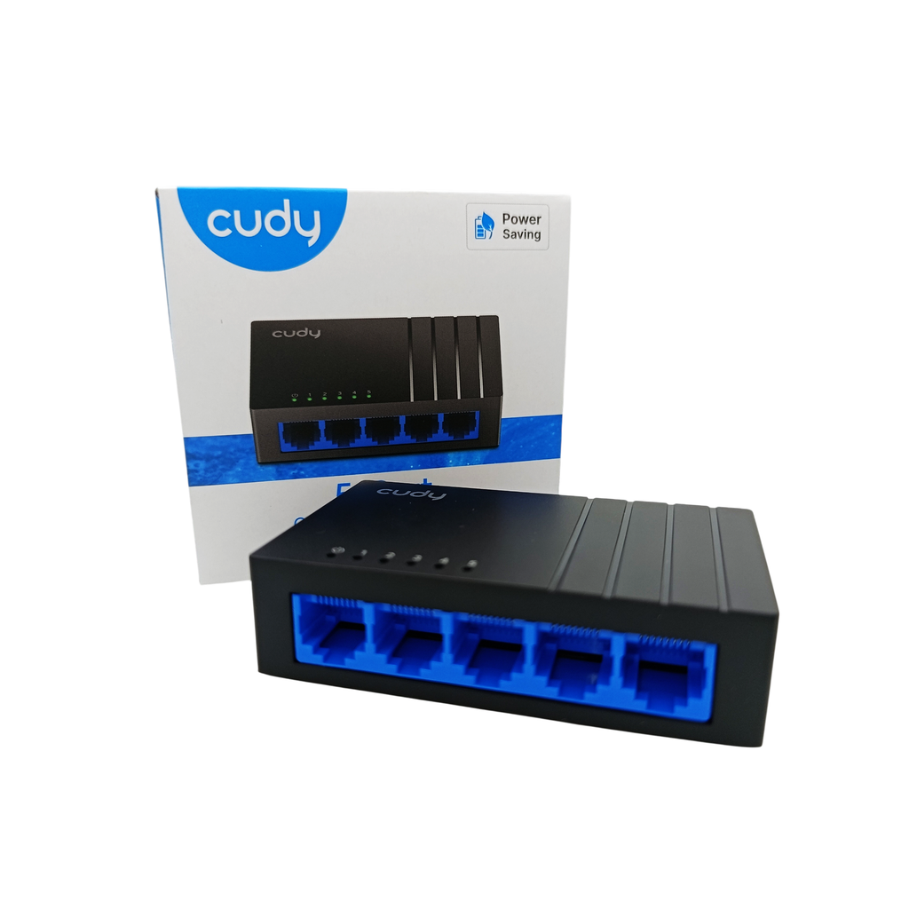 SWITCH GIGABIT DESKTOP 5 PUERTOS 10/100/1000 CUDY