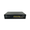 SWITCH POE + 6 PUERTOS 10/100 60W CUDY