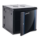 RACK DE PISO CERRADO  CON PUERTA FRONTAL DE VIDRIO Y TRASERA DE MALLA ONLINK 42U 600X600mm