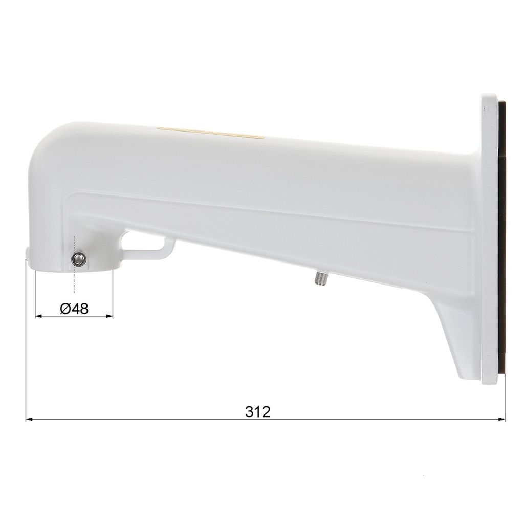 [DS-1602ZJ] MONTAJE DE PARED PARA INTERIOR O EXTERIOR COMPATIBLE CON CAMARAS DOMOS PTZ