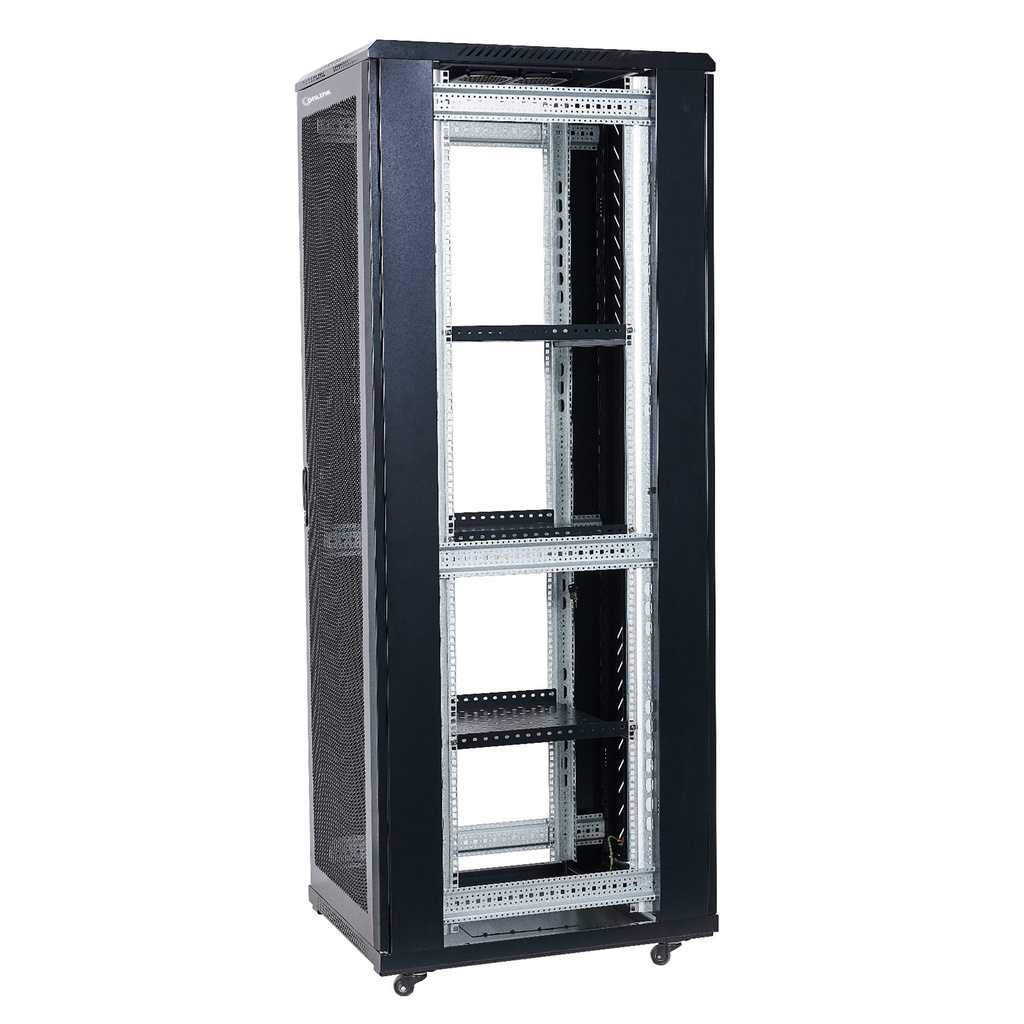 [A36837-MDM/600x800] Onlink - Rack de Piso Cerrado 37U 600x800x1832mm con Puerta Frontal de Malla y Doble Puerta Trasera de Malla