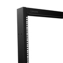 RACK DE PISO CERRADO 42U 600X800X2054MM CON PUERTA FRONTAL DE VIDRIO Y DOBLE PUERTA TRASERA DE MALLA ONLINK