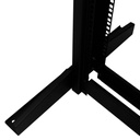RACK DE PISO CERRADO 42U 600X800X2054MM CON PUERTA FRONTAL DE VIDRIO Y DOBLE PUERTA TRASERA DE MALLA ONLINK