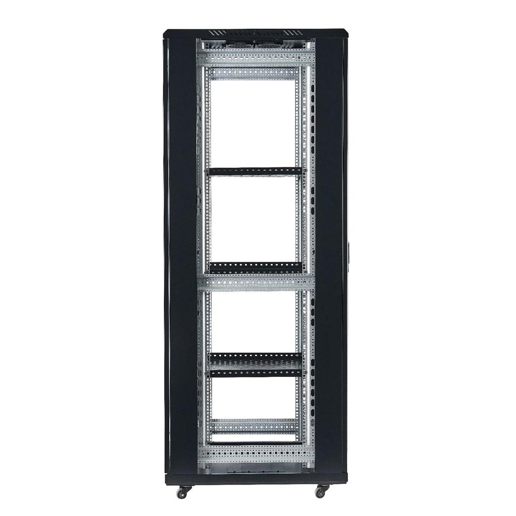 [A36837-MDM/600x800] Onlink - Rack de Piso Cerrado 37U 600x800x1832mm con Puerta Frontal de Malla y Doble Puerta Trasera de Malla