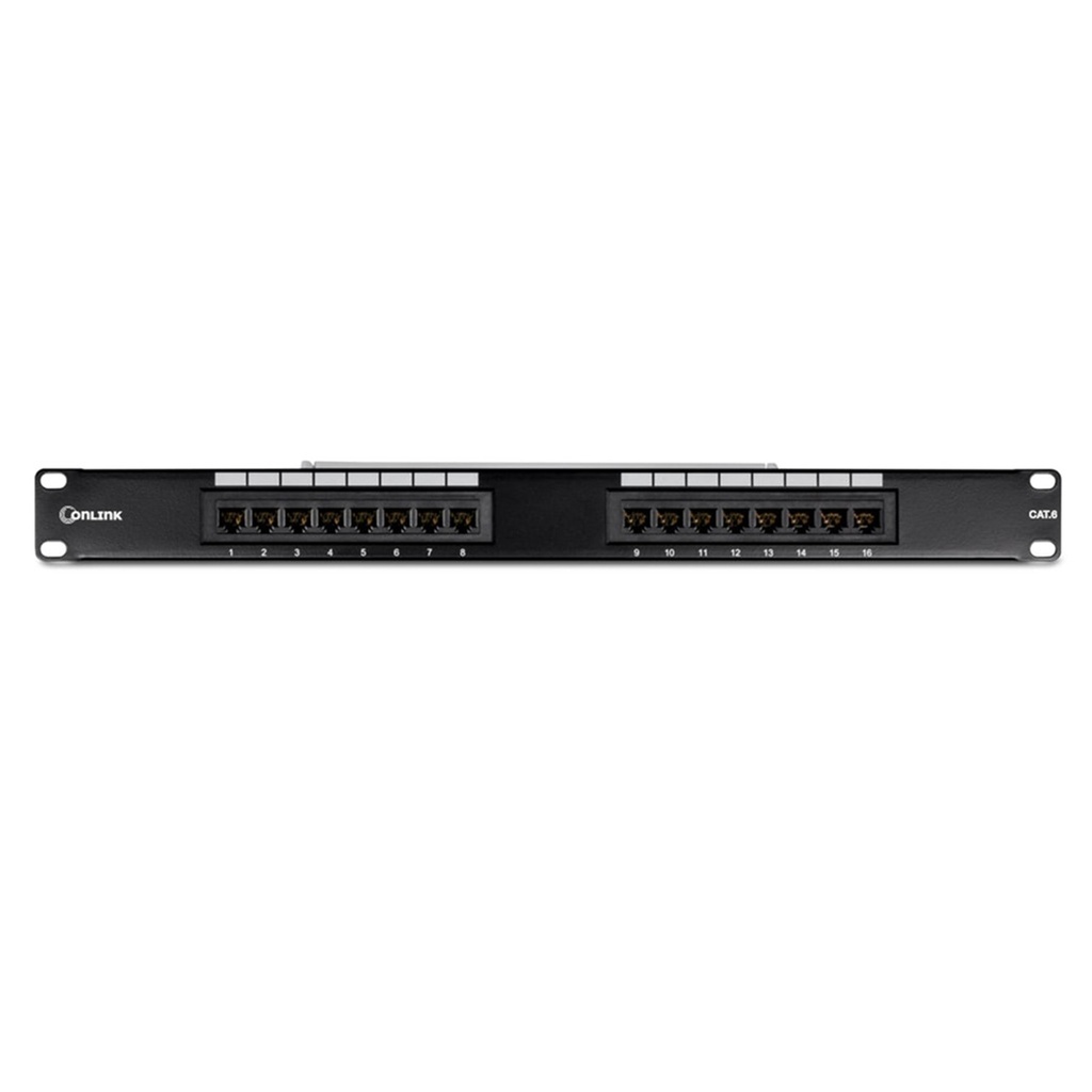 Patch Panel 12 Puertos 19"  1U Categoria 6