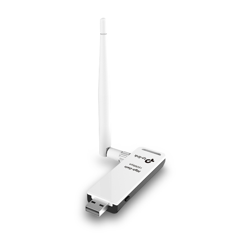 Adaptador USB Inalambrico WiFi de Alta Ganancia de 150Mbps Tplink
