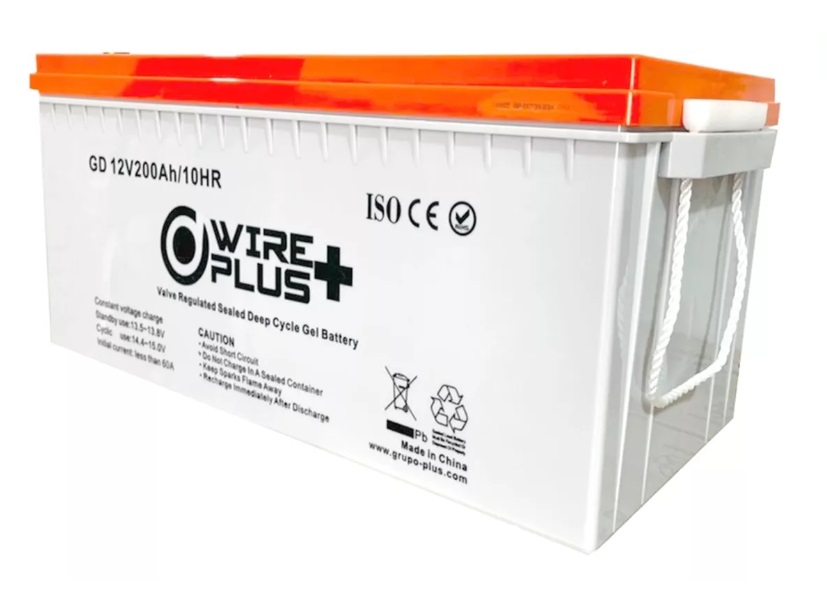 BATERIA WIREPLUS+ 12V - 200AH AGM GEL