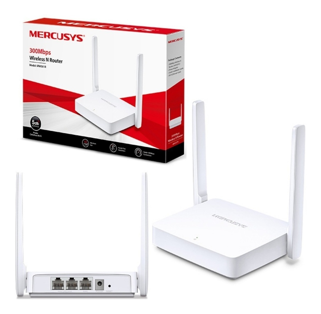 ROUTER 2 ANTENAS 300MBPS MERCUSYS