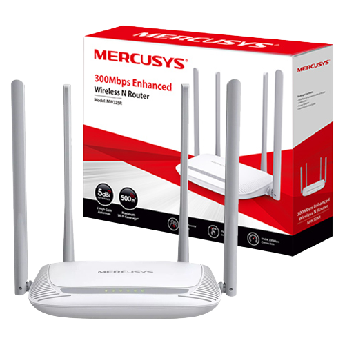 ROUTER 4 ANTENAS 300MBPS MERCUSYS