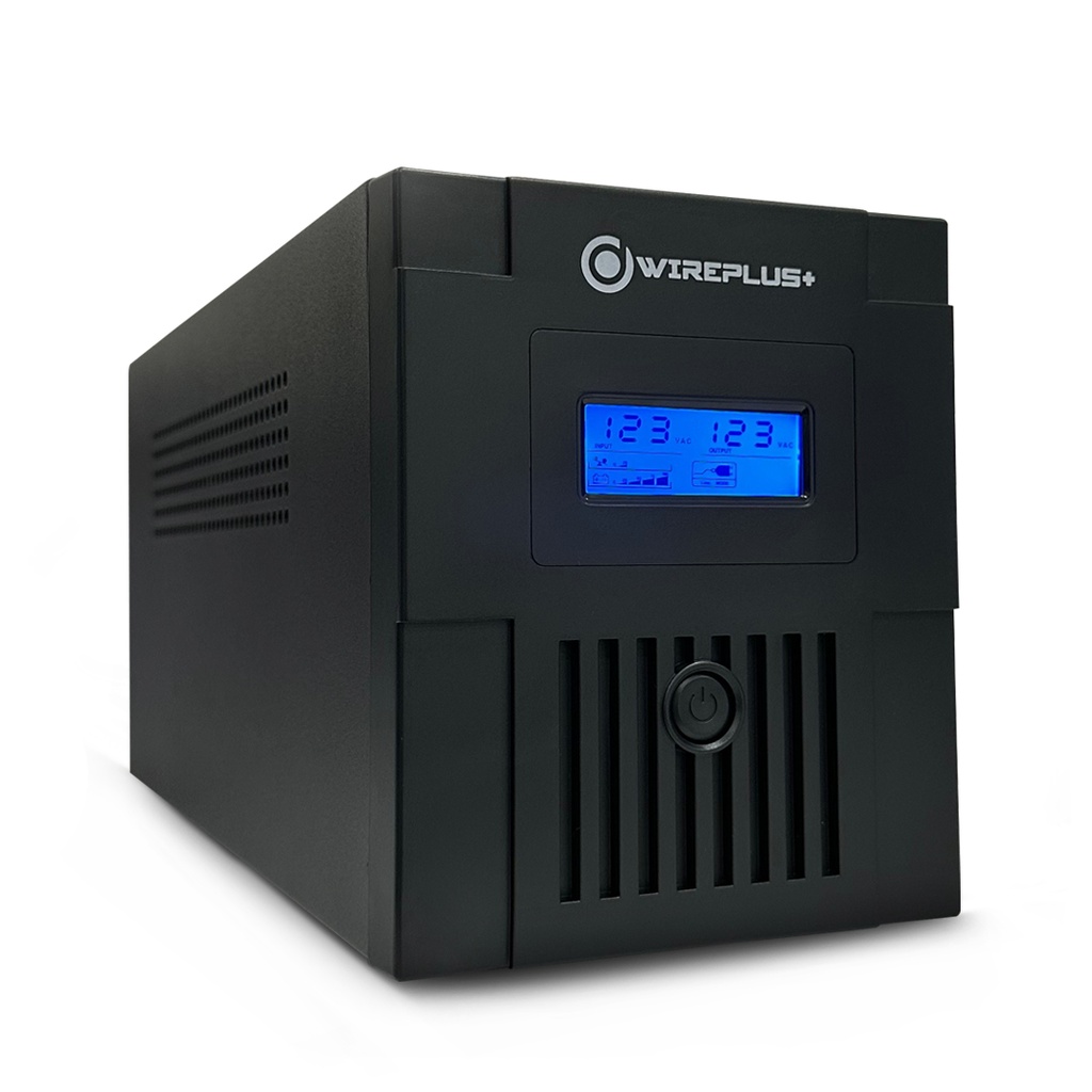 UPS WIREPLUS PANTALLA SMART 3000VA/1800W BAT 2X12V-9Amp 120VAC 50/60HZ