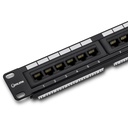 Patch Panel 24 Puertos 19" 1U Categoria 6