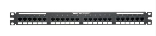 PATCH PANEL PANDUIT PRECONECTORIZADO RECTO 24 PUERTOS BLINDADO CAT5E MINI-COM