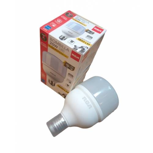 BOMBILLO ALTA POTENCIA 20W 6500K E27 RCA