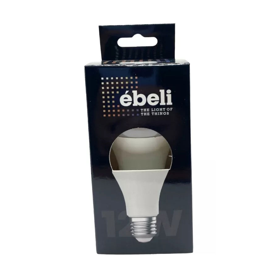 BOMBILLO LED 12W A60 E27 3000K EBELI