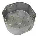 CAJETIN METALICO OCTAGONAL X 3/4