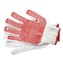 GUANTE ALGODON Y PUNTO PVC  RUN