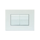 INTERRUPTOR DOBLE BLANCO IGOTO