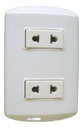 INTERRUPTOR T/UNIVERSAL DOBLE BLANCO