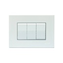 INTERRUPTOR TRIPLE BLANCO IGOTO