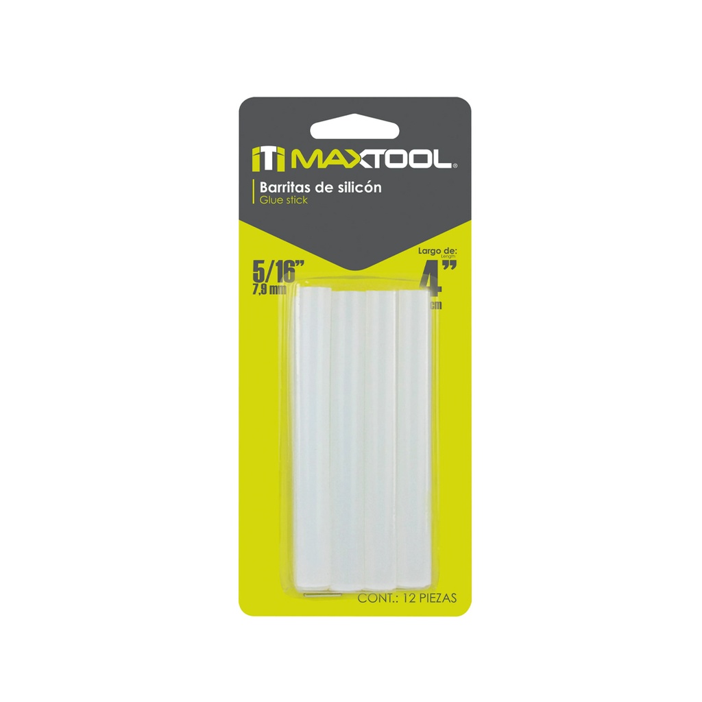 KIT BARRA DE SILICON 5/16 10CM 4" 12UND MAXTOOL