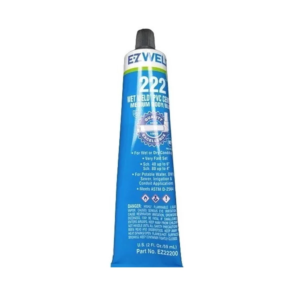 PEGAMENTO PVC 2OZ TRANSP EZWELD