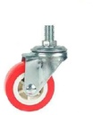 RUEDA GIRATORIA ROJA S/PLATAF 2" VERT