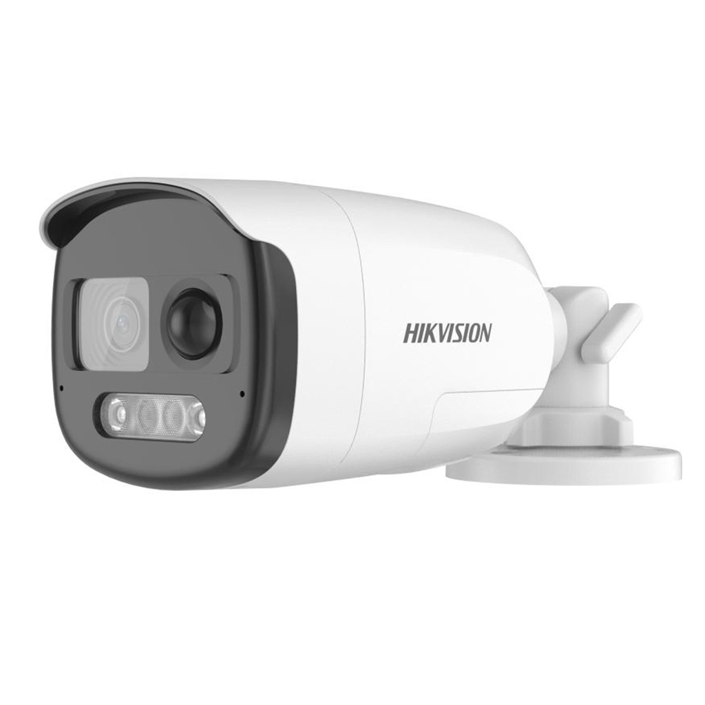 [DS-2CE12DF3T-PIRXOS(2.8MM)] CÁMARA HD BULLET COLORVU 1080P [2MP] LENTE 2.8MM SENSOR PIR Y SIRENA [METAL/PLASTICO]