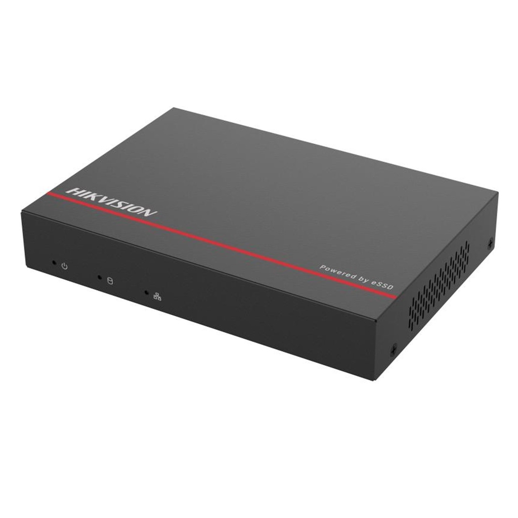 [DS-E04NI-Q1/4P(SSD1T)] NVR + SSD [4MP] 4 CANALES IP 4 PUERTOS POE 1 SSD DE 1 TB ACUSENSE DISEÑO COMPACTO Y CERO RUIDO