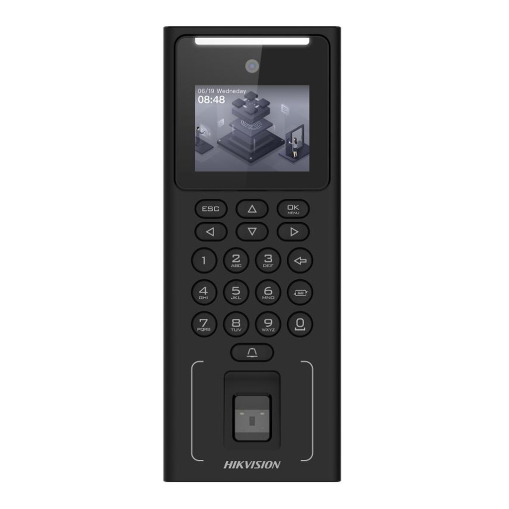 [DS-K1T321EFWX] TERMINAL MIN MOE WIFI FACIAL TARJETA MIFARE CONTROL DE ACCESO O ASISTENCIA/ 500 ROSTROS Y LECTOR DE TARJETAS PROX EM