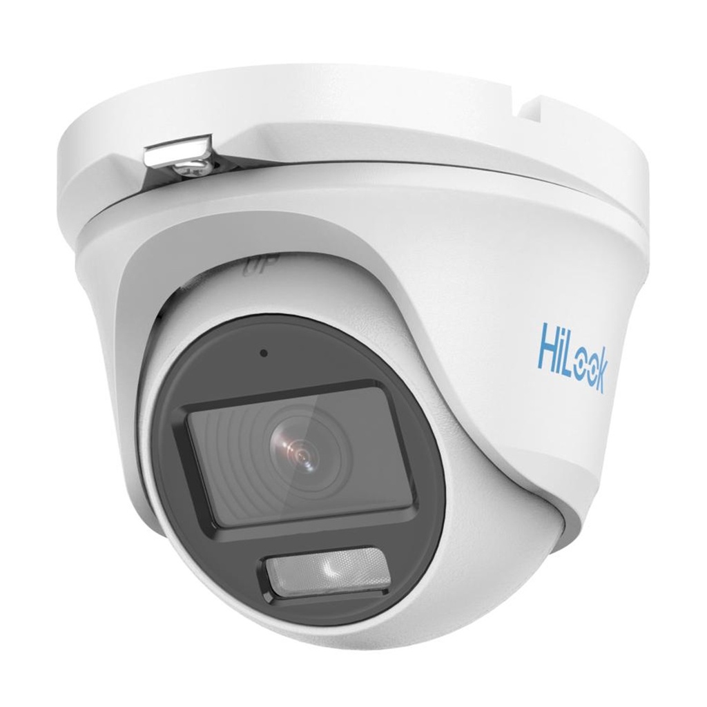 [THC-T129-MS(2.8MM)] CÁMARA HD DOMO COLORVU CON AUDIO 1080P [2MP] LENTE 2.8MM [METALICO]