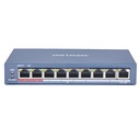 [DS-3E0109P-E/M] SWITCH POE 8 PUERTOS A 10/100 MBPS + 1 PUERTO UPLINK