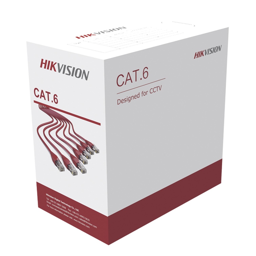 [DS-1LN6U-G] CABLE UTP CATEGORIA 6 100% COBRE INTERIOR GRIS [CAJA 305 METROS]