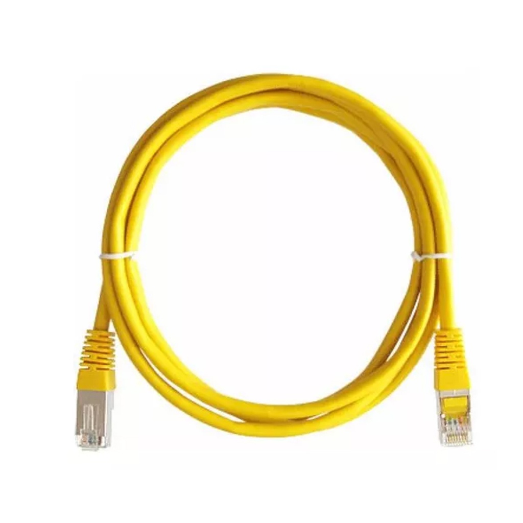 PATCH CORD LANPRO CAT5E AMARILLO 1M