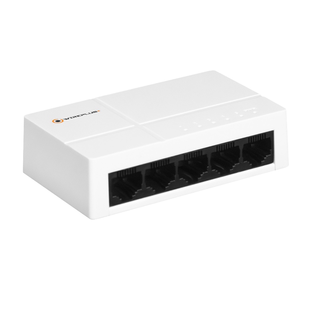 SWITCH DE ESCRITORIO 5 PUERTOS GIGA 10/100/1000 WIREPLUS