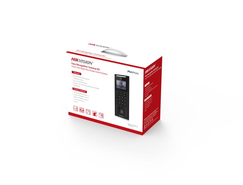 [DS-KAS321] KIT WIFI DE CONTROL DE ACCESO LITE TODO INCLUIDO CON LECTOR DE ROSTROS, TARJETAS Y HUELLAS INCLUYE ELECTROIMÁN BOTÓN DE SALIDA Y MONTAJES Z Y L PARA IMÁN