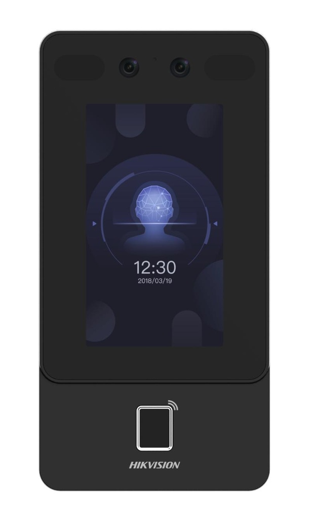 [DS-K1T342EFWX-E1] CONTROL BIOMETRICO DE ACCESO MIN MOE POE Y WIFI CON RECONOCIMIENTO FACIAL  Y HUELLA CON LECTOR PROX