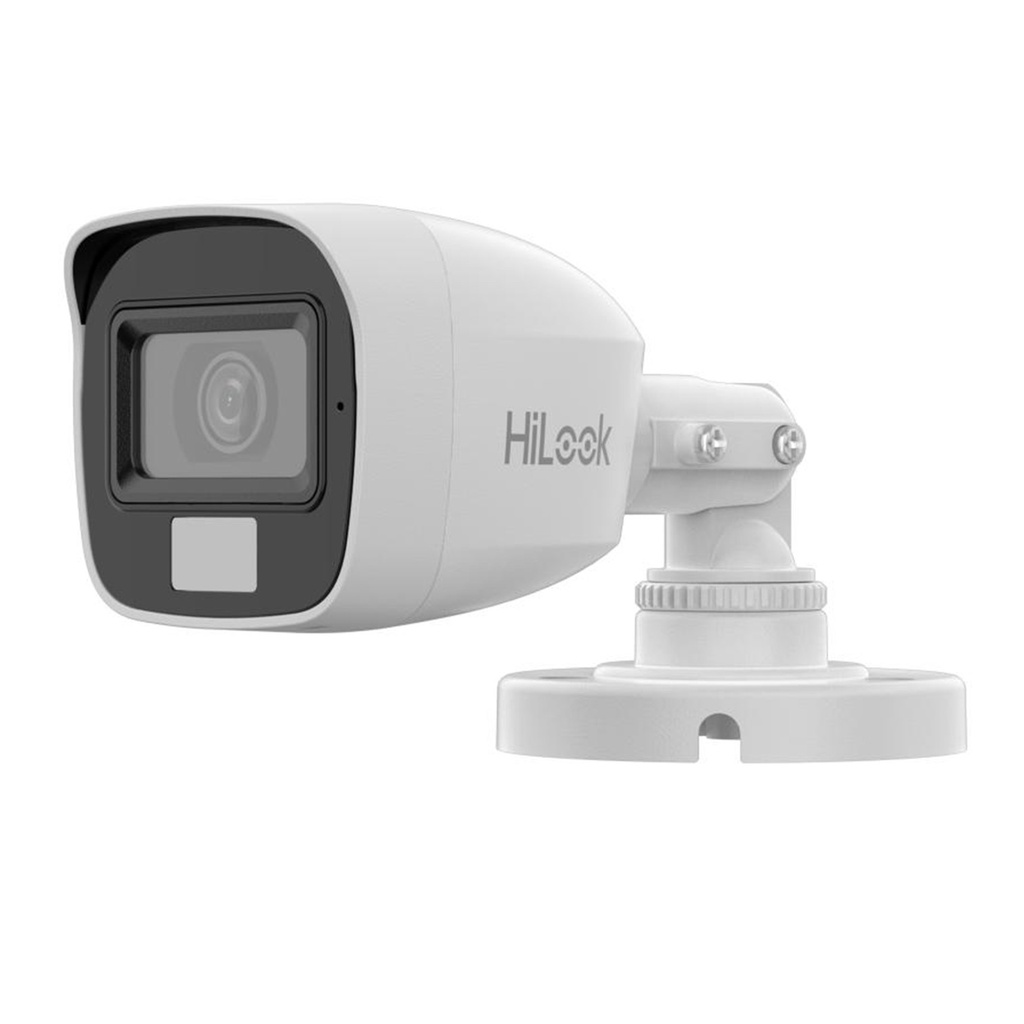 [THC-B127-LPS(2.8MM)(HILOOK STD)] CÁMARA HD BULLET CON AUDIO DUAL LIGTH 1080P [2MP] LENTE 2.8MM [PLÁSTICO]