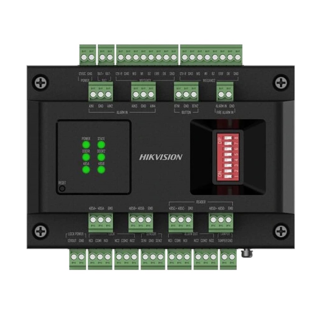 [DS-K2M002X] EXPANSOR DE 2 PUERTAS PARA PANELES DE CONTROL DE ACCESO DS-K27 SERIES COMUNICACIÓN RS-485 4 ENTRADAS Y 2 SALIDAS AUXILIARES