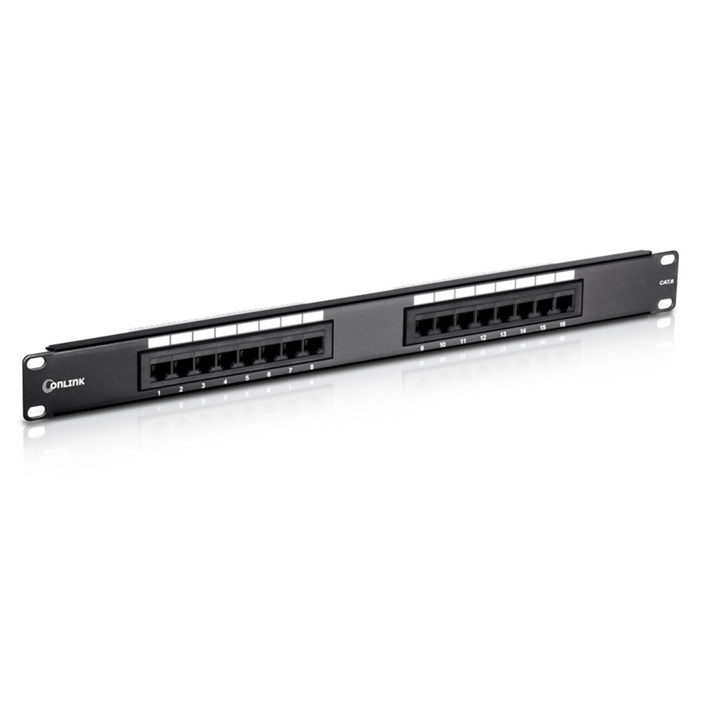 Patch Panel 12 Puertos 19"  1U Categoria 6