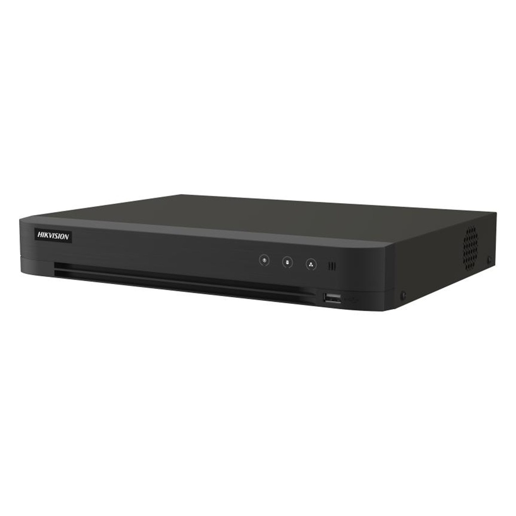[IDS-7208HUHI-M1/X(STD)/8A+8/4ALM] DVR 8 CANALES TURBOHD + 8 CANALES IP 8MP (4K) AUDIO POR COAXITRON ACUSENSE RECONOCIMIENTO FACIAL SALIDA DE VIDEO EN 4K H.265+