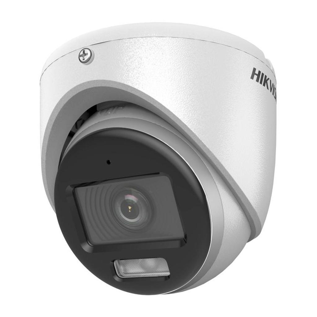 [DS-2CE70DF0T-LMFS(2.8MM)(O-STD)] DUAL LIGHT + COLORVU TURRET TURBOHD 2MP (1080P) LENTE 2.8 MM 20 MTS IR + 20 MTS LUZ BLANCA MICRÓFONO INTEGRADO