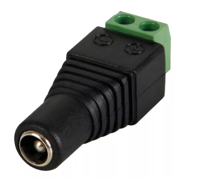CONECTOR PLUG 12V  HEMBRA  100u