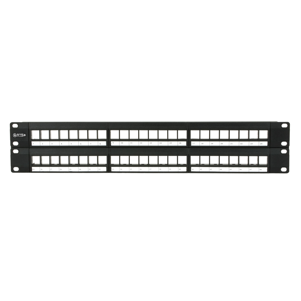 PATCH PANEL WIREPLUS+ 48 PUERTOS BLANK