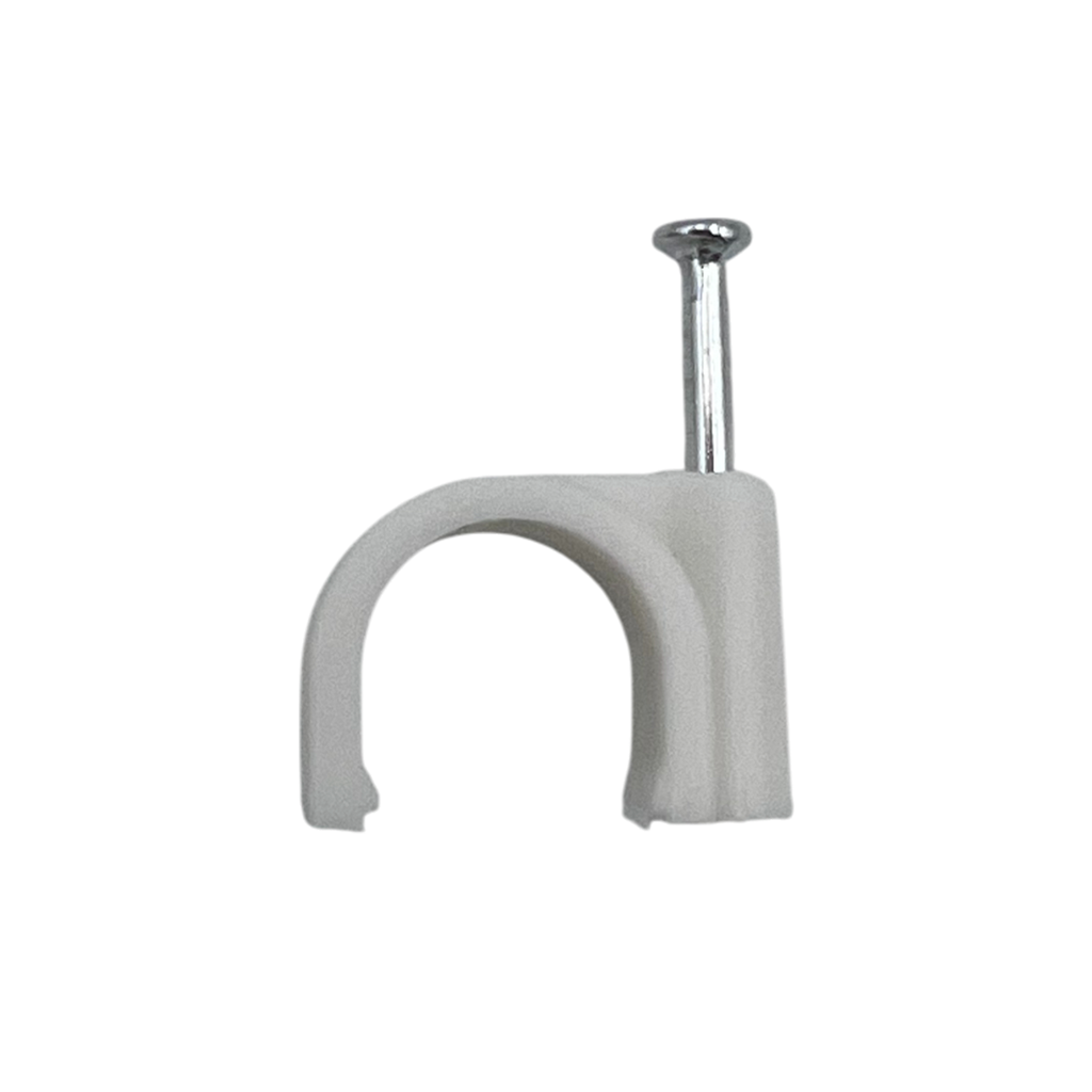 GRAPA PARA CABLES REDONDA WIREPLUS+ 10mm 100 unidades