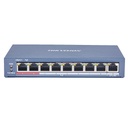 (DS-3E0109P-E/M) Hikvision - Switch POE 8 Puertos a 10/100 Mbps + 1 puerto Uplink