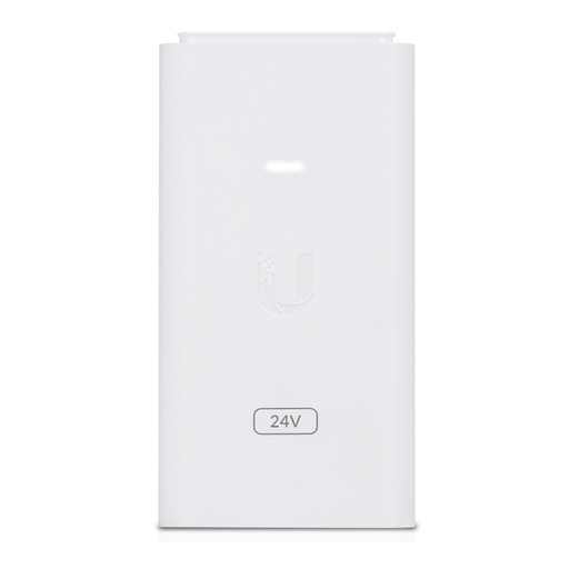 [020809] (POE-24-12W) Ubiquiti - Adaptador PoE Ubiquiti de 24 VDC 0.5A 12W (Negro)